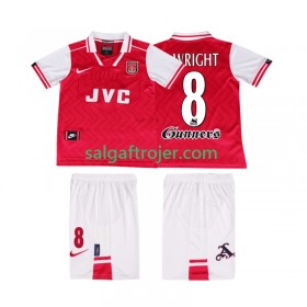 Arsenal WRIGHT 8 Fodboldtrøjer Børn Retro Hjemmebanesæt 1996 1997 Kort ærmer